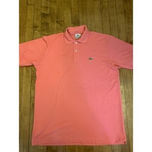 XL x Pink / Salmon x Lacoste Polo Shirt